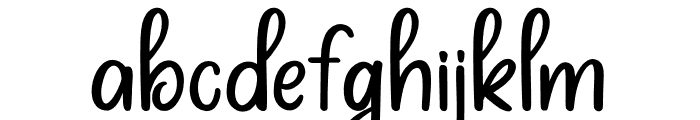 After Breakfast Font LOWERCASE