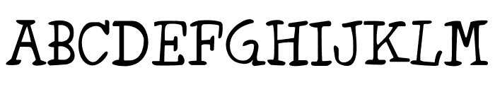 After-School-Regular Font UPPERCASE