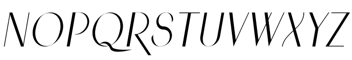 After Sunrise Italic Font LOWERCASE