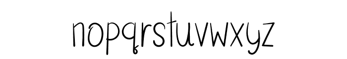 AfterTheRain Font LOWERCASE