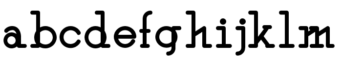 AfterTime-Regular Font LOWERCASE