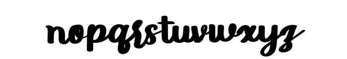 Afterbutler Font LOWERCASE