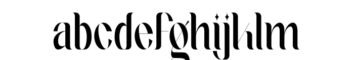 Afteris Moghu Condensed Font LOWERCASE