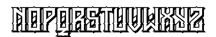 Afterlife Shadow FD Font LOWERCASE