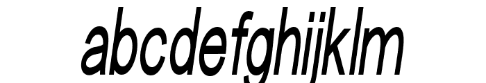 Aftermath Condensed Medium Condensed Medium Italic Font LOWERCASE