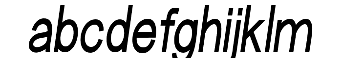 Aftermath Extracondensed Medium Italic Extra-condensed Medium Italic Font LOWERCASE