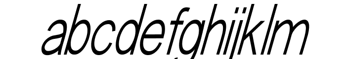 Aftermath Extracondensed Thin I Extra-condensed Thin Italic Font LOWERCASE