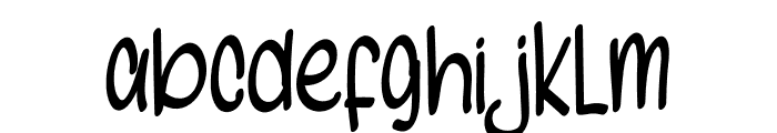 Afternoon Christmas Font LOWERCASE