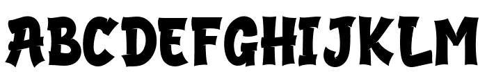 Aftershocks Core Font LOWERCASE