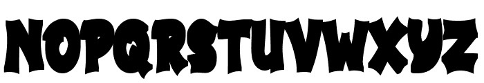 Aftershocks Shadow Font UPPERCASE
