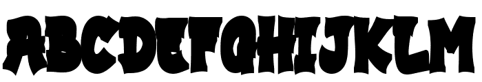 Aftershocks Shadow Font LOWERCASE