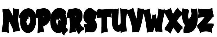 Aftershocks Shadow Font LOWERCASE