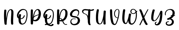 Aftertaste Font UPPERCASE