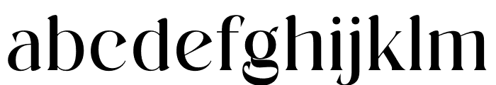 Aftesto Font LOWERCASE