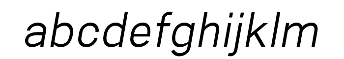 Aftetir Light Italic Font LOWERCASE