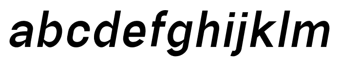 Aftetir Medium Italic Font LOWERCASE