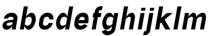 Aftetir SemiBold Italic Font LOWERCASE
