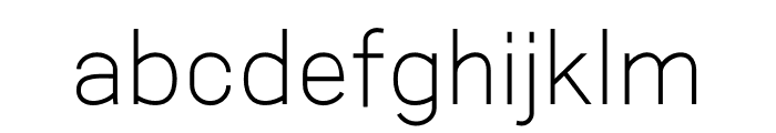 Aftetir Thin Font LOWERCASE