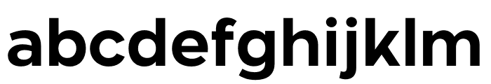 Aftika Bold Font LOWERCASE