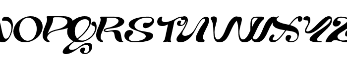 Agaste-Italic Font UPPERCASE