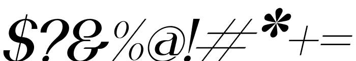Agata Italic Font OTHER CHARS
