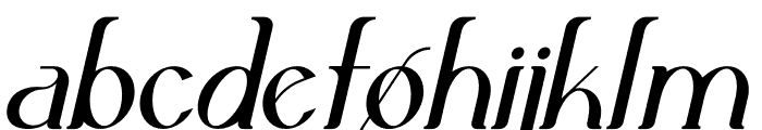 Agata Italic Font LOWERCASE