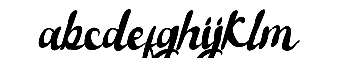 Agate Font LOWERCASE
