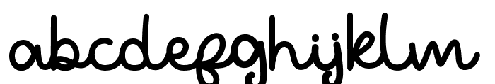 Agatha Kitty Regular Font LOWERCASE
