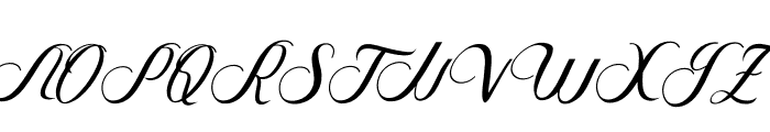 Agatha Setyna Italic Italic Font UPPERCASE