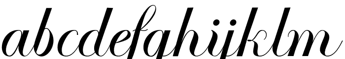 Agatha Setyna Font LOWERCASE