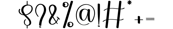 Agatha Signature Font OTHER CHARS