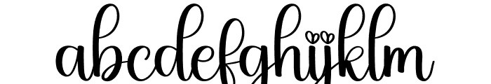 Agatha Signature Font LOWERCASE