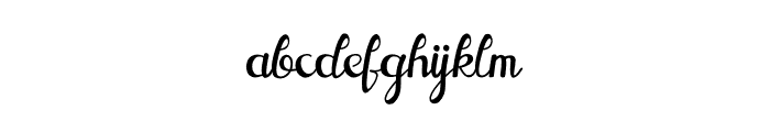 Agathis Font LOWERCASE