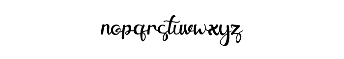 Agathis Font LOWERCASE