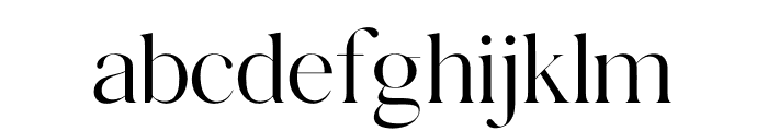 Agatho Thin Font LOWERCASE