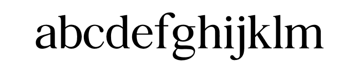 Agatho Font LOWERCASE