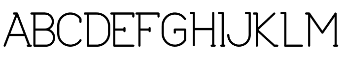 Agave-Regular Font UPPERCASE