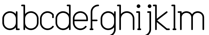 Agave-Regular Font LOWERCASE