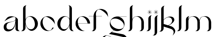 Agelix Ligature Font LOWERCASE