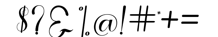 AgelliyaScript Font OTHER CHARS