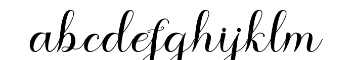 AgelliyaScript Font LOWERCASE
