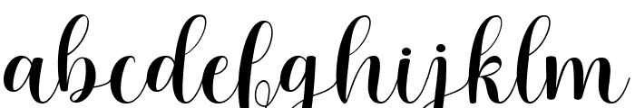 Agetha Script Regular Font LOWERCASE