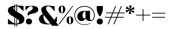 Agetta Display Regular Font OTHER CHARS