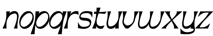 Agfiustor Bold Italic Font LOWERCASE