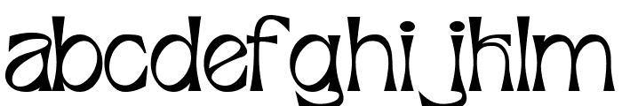 Agfiustor Bold Font LOWERCASE