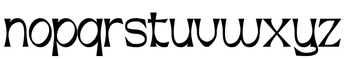 Agfiustor Bold Font LOWERCASE