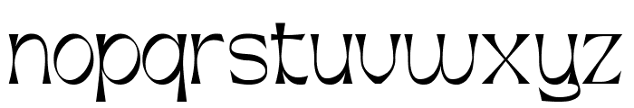 Agfiustor Font LOWERCASE