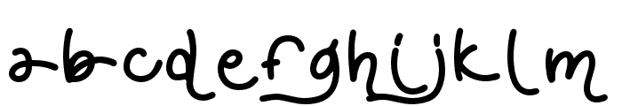 Agfolan-EndingSwash Font LOWERCASE