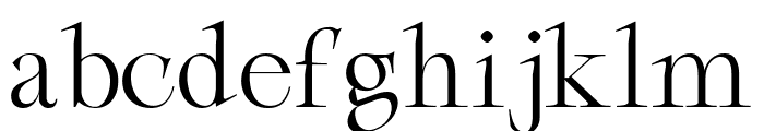 Agger serif Light Font LOWERCASE