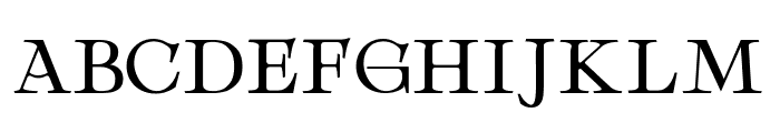 Agger serif Regular Font UPPERCASE